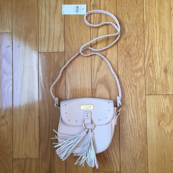 NWT Justice Blush Pink with gold Purse/Crossbody - Picture 2 of 5
